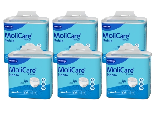 Artikelbild des Artikels “MoliCare® Premium Mobile 6 Tropfen, Größe XXL, 6x14 Stück “