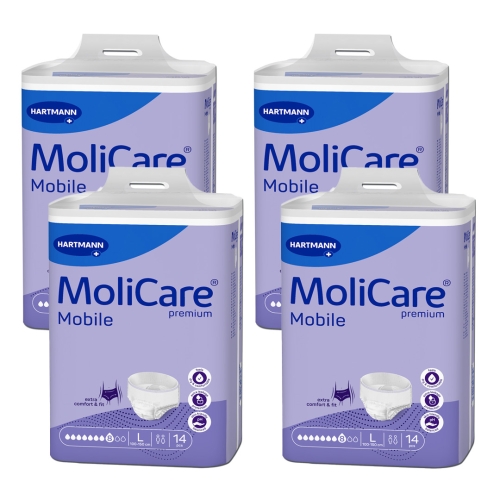 Artikelbild des Artikels “MoliCare® Premium Mobile 8 Tropfen, Größe L, 4x14 Stück “