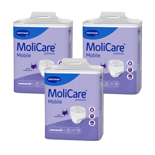 Artikelbild des Artikels “MoliCare® Premium Mobile 8 Tropfen, Größe M, 3x14 Stück “