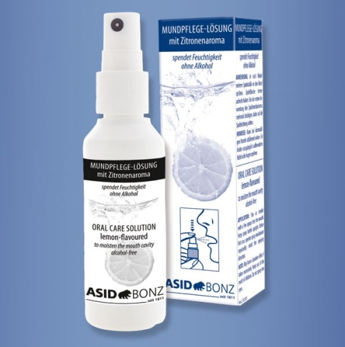 Artikelbild des Artikels “Mundpflegelösung Asid Bonz, 50 ml Spray mit Zitronenaroma “