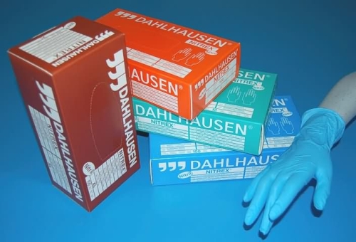 Artikelbild des Artikels “NITREX - Nitril-Handschuhe Größe M, puderfrei, 100 Stück “