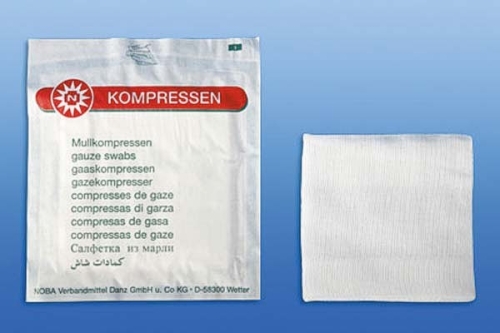Artikelbild des Artikels “Nobamed Mullkompressen 10 x 10 cm, steril, 8fach “