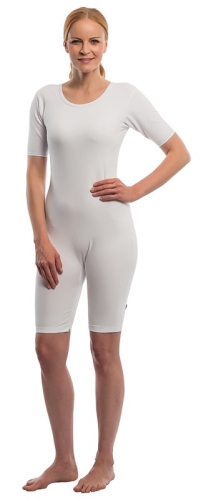 Artikelbild des Artikels “Pflegebody suprima 4697, Kurzarm, teilbarer Bein-RV, Weiß S (Taille 65 bis 90 cm)“