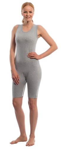 Artikelbild des Artikels “Pflegebody suprima 4698, ohne Arm, teilbarer Bein-RV, Grau XXL (Taille 100 bis 130 cm)“