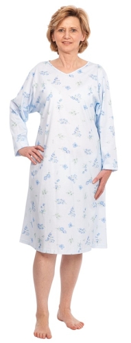 Artikelbild des Artikels “Pflegehemd suprima 4070, Langarm, überlappender Rücken 039 hellblau | Doppelgröße L/XL | ganzer Arm“