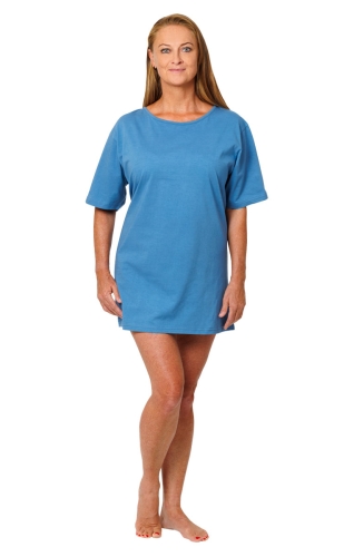 Artikelbild des Artikels “Pflegeshirt suprima 4073, mit seitlicher Bindung im Nacken “