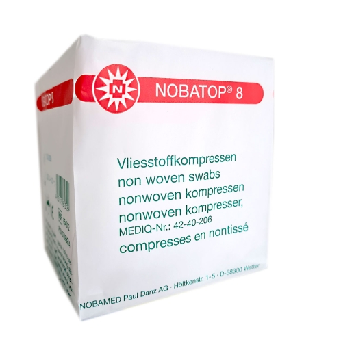 Artikelbild des Artikels “NOBATOP 8 Kompressen unsteril 10x10 cm, 100 Stück “