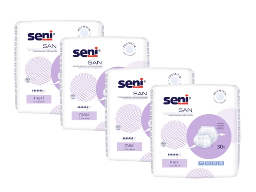 Artikelbild des Artikels “Seni San Maxi, anatomisch geformte Vorlagen, 4 x 30 Stück “