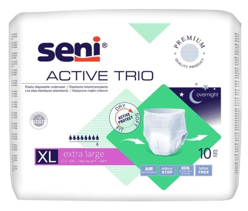 Artikelbild des Artikels “SENI ACTIVE TRIO EXTRA-LARGE (XL), Inkontinenzslip, 10 Stück “