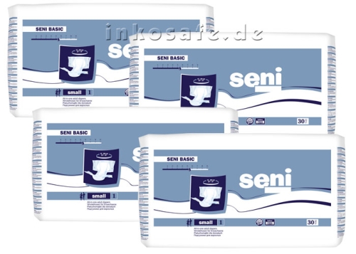 Artikelbild des Artikels “Seni CLASSIC BASIC Small, Windeln mit Außenfolie, 120 Stück “