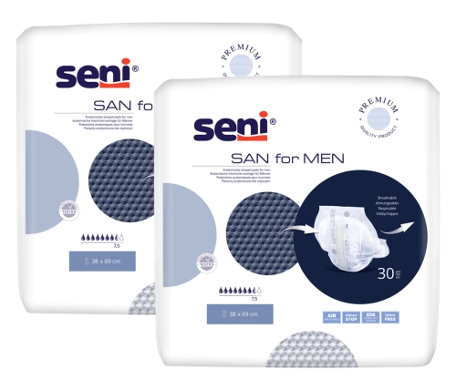 Artikelbild des Artikels “Seni San for Men Inkontinenzvorlagen, 2x30 Stück “