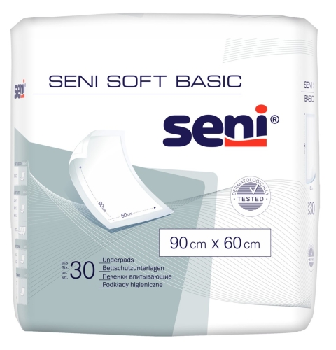 Artikelbild des Artikels “Bettunterlagen SENI SOFT BASIC 60 x 90 cm, 30 Stück “