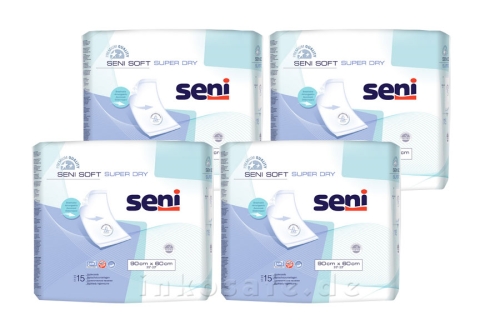 Artikelbild des Artikels “Bettunterlagen SENI SOFT SUPER DRY 60x90 cm, 60 Stück “