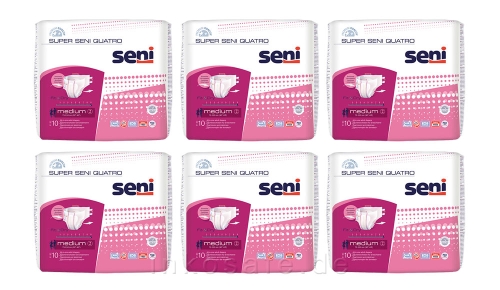 Artikelbild des Artikels “Super SENI QUATRO Medium (M) Windelhosen, 60 Stück “