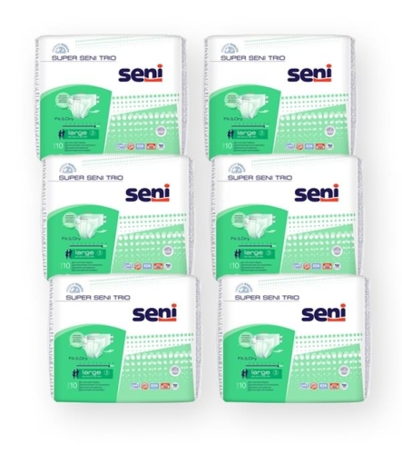 Artikelbild des Artikels “Super SENI TRIO Large (L) Windelhosen, 60 Stück “
