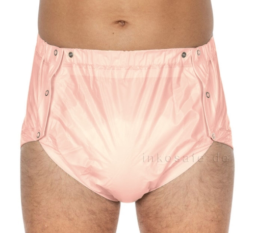 Artikelbild des Artikels “PVC-Slip suprima 1250, knöpfbar, farbige Folien 038 rosa (0,12 mm) | XL (Hüftumfang 113 bis 121 cm)“