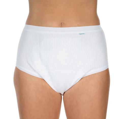 Artikelbild des Artikels “Baumwoll-Slip suprima 1275, Damenslip mit Wäscheschutz 52/54 Hüftumfang 122 bis 132 cm“