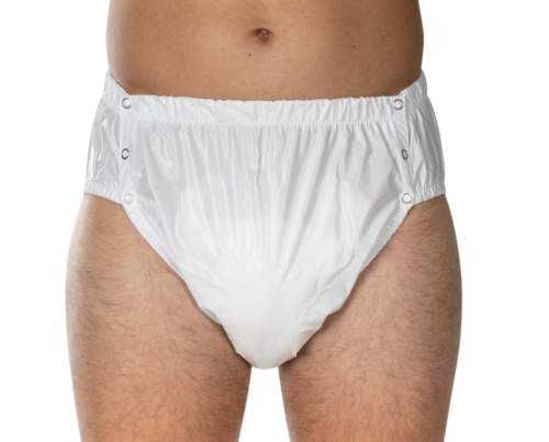 Artikelbild des Artikels “PVC-Slip suprima 1312, knöpfbar, Herrenschnitt, weiß XL (Hüftumfang 113 bis 121 cm)“