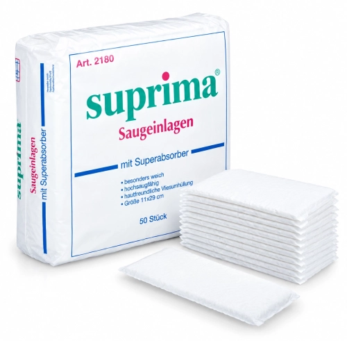 Artikelbild des Artikels “Saugeinlage suprima 2180, mit Superabsorber, 300 Stück “