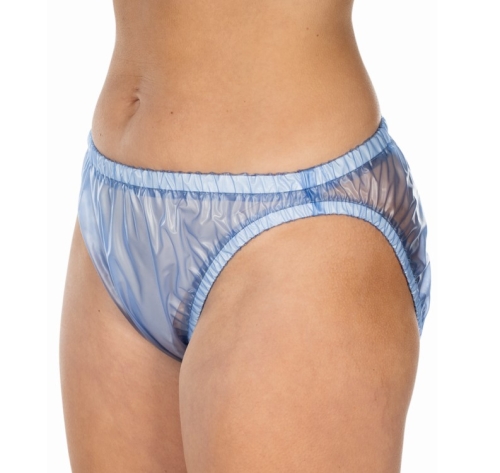 Artikelbild des Artikels “PVC-Tanga-Slip für Damen und Herren, suprima 9600 011 blau transparent (0,12 mm) | M“