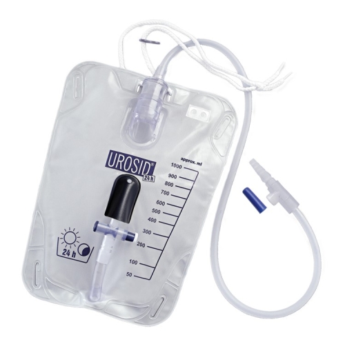 Artikelbild des Artikels “UROSID® 24h - Bein-Bett-Urinbeutel, 30 cm Schlauch, 1 Stück “