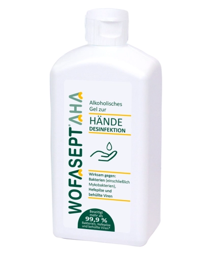 Artikelbild des Artikels “Händedesinfektion, Wofasept AHA Alkoholisches Gel, 500 ml “