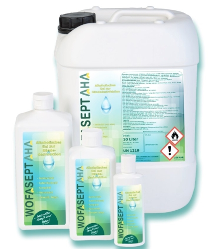 Artikelbild des Artikels “Händedesinfektion, Wofasept AHA Alkoholisches Gel, 10 Liter “