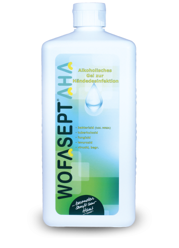 Artikelbild des Artikels “Händedesinfektion, Wofasept AHA Alkoholisches Gel, 500 ml “