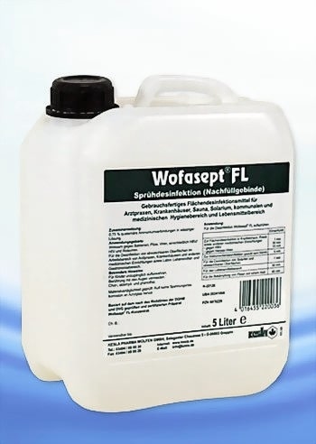 Artikelbild des Artikels “Sprühdesinfektion, Wofasept FL, 5 Liter-Kanister “