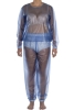 Artikelbild 2 des Artikels “Zweiteiliger PVC-Schlafanzug suprima 9612, Pyjama 011 blau transparent (0,12 mm) | L (Hüftumfang 105 bis 112 cm)“
