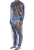 Artikelbild 3 des Artikels “Zweiteiliger PVC-Schlafanzug suprima 9612, Pyjama 011 blau transparent (0,12 mm) | L (Hüftumfang 105 bis 112 cm)“