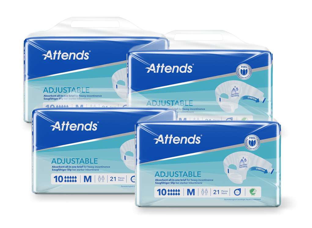 Artikelbild 1 des Artikels “Attends Adjustable 10 Medium Hüftbundslip, 4x21 Stück “