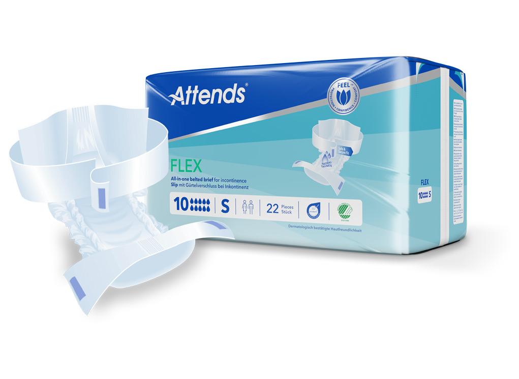 Artikelbild 1 des Artikels “Attends Flex 10 S Inkontinenzslips mit Hüftgürtel, 4x22 Stück “