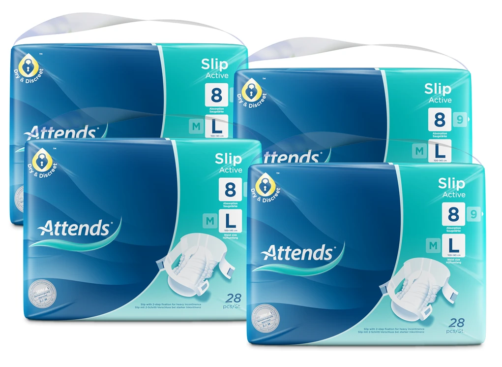 Artikelbild 1 des Artikels “Attends Slip Active 8 Large, Windelhosen, 112 Stück “