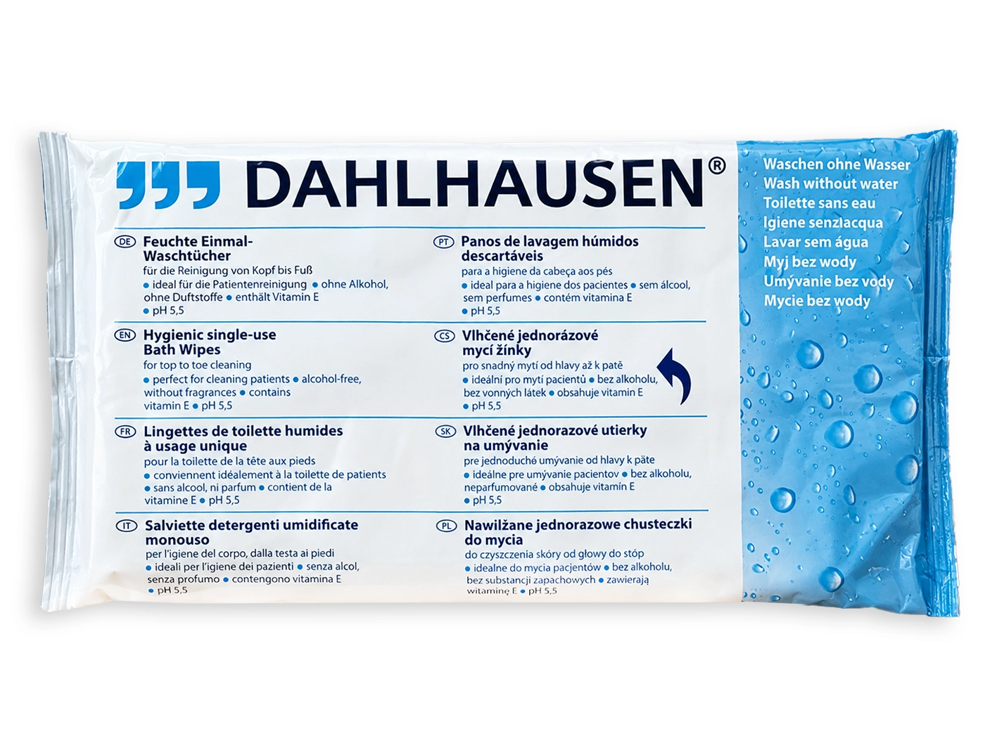 Artikelbild 1 des Artikels “Dahlhausen Feuchttücher zur Körperwäsche, 8 Stück “
