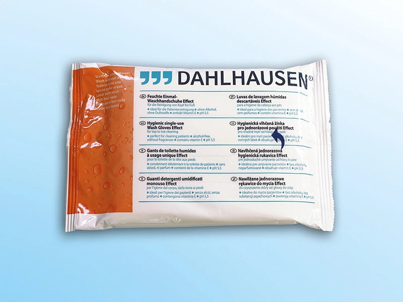 Artikelbild 1 des Artikels “Dahlhausen feuchte Einmal-Waschhandschuhe Effect, 8 Stück “