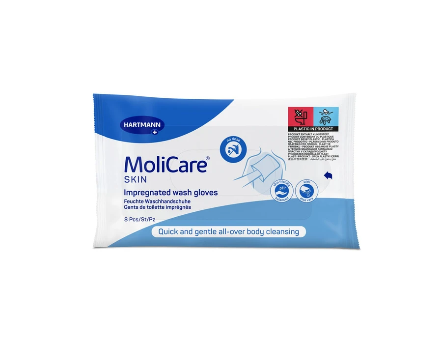 Artikelbild 1 des Artikels “MoliCare® Skin Feuchte Waschhandschuhe “