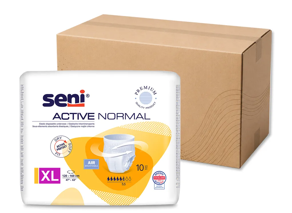 Artikelbild 1 des Artikels “Vorteilspack Seni Active Normal Inkontinenzpants XL für Hüftumfang 120-160 cm“
