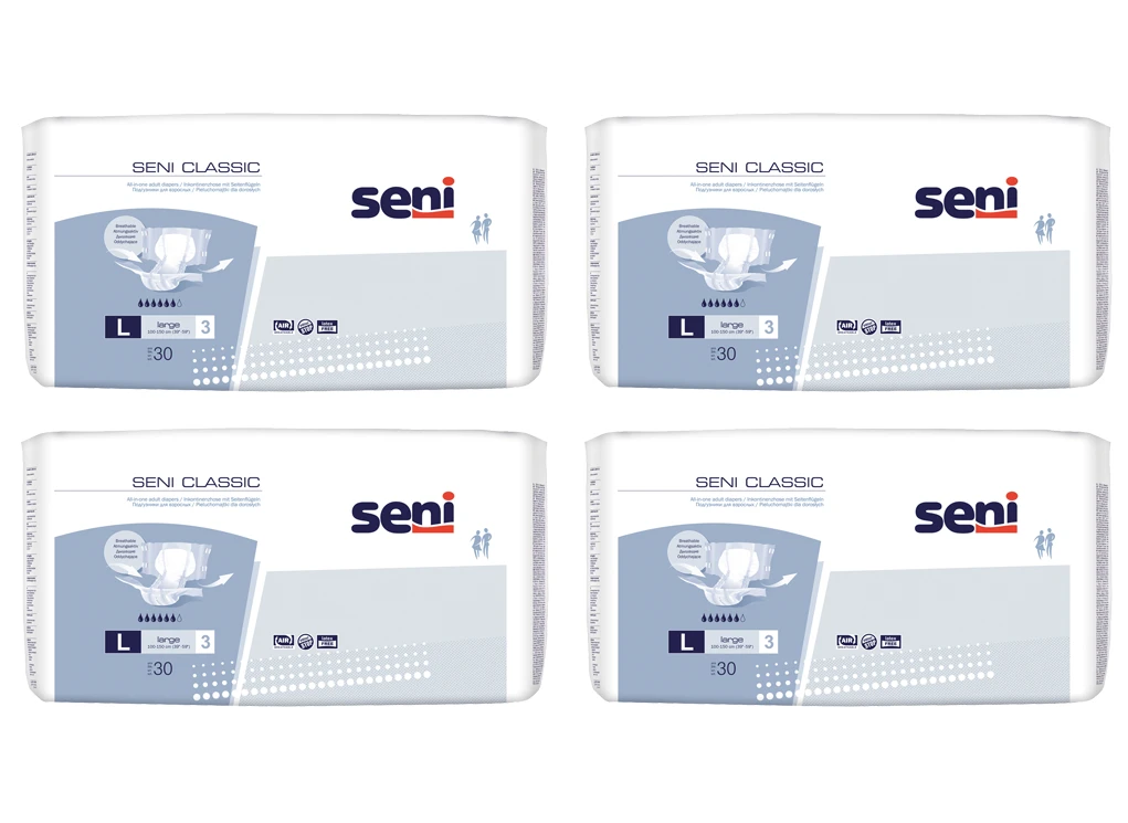 Artikelbild 1 des Artikels “Seni CLASSIC Large (L), Windelhosen Tag, 120 Stück “