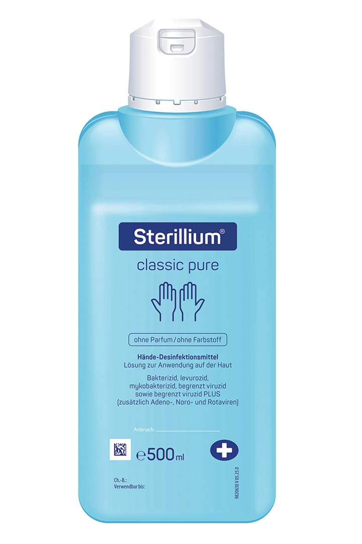 Artikelbild 1 des Artikels “STERILLIUM CLASSIC PURE Händesinfektion 500 ml “
