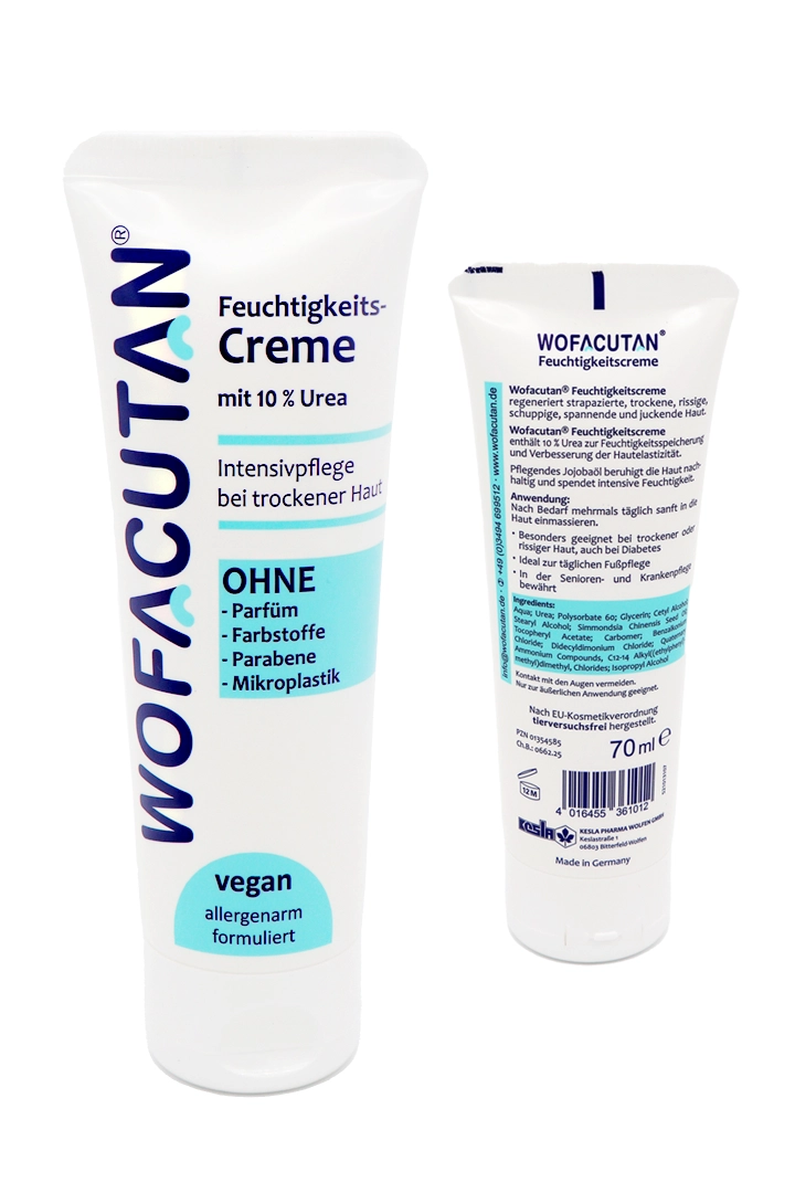 Artikelbild 1 des Artikels “Wofacutan Feuchtigkeitscreme mit 10% Urea, 1 Tube a 70 ml “