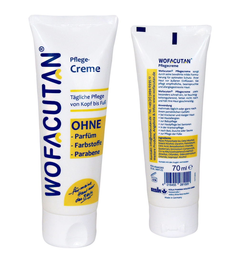 Artikelbild 1 des Artikels “Wofacutan Pflegecreme, Allergiker geeignet, 1 Tube a 70 ml “