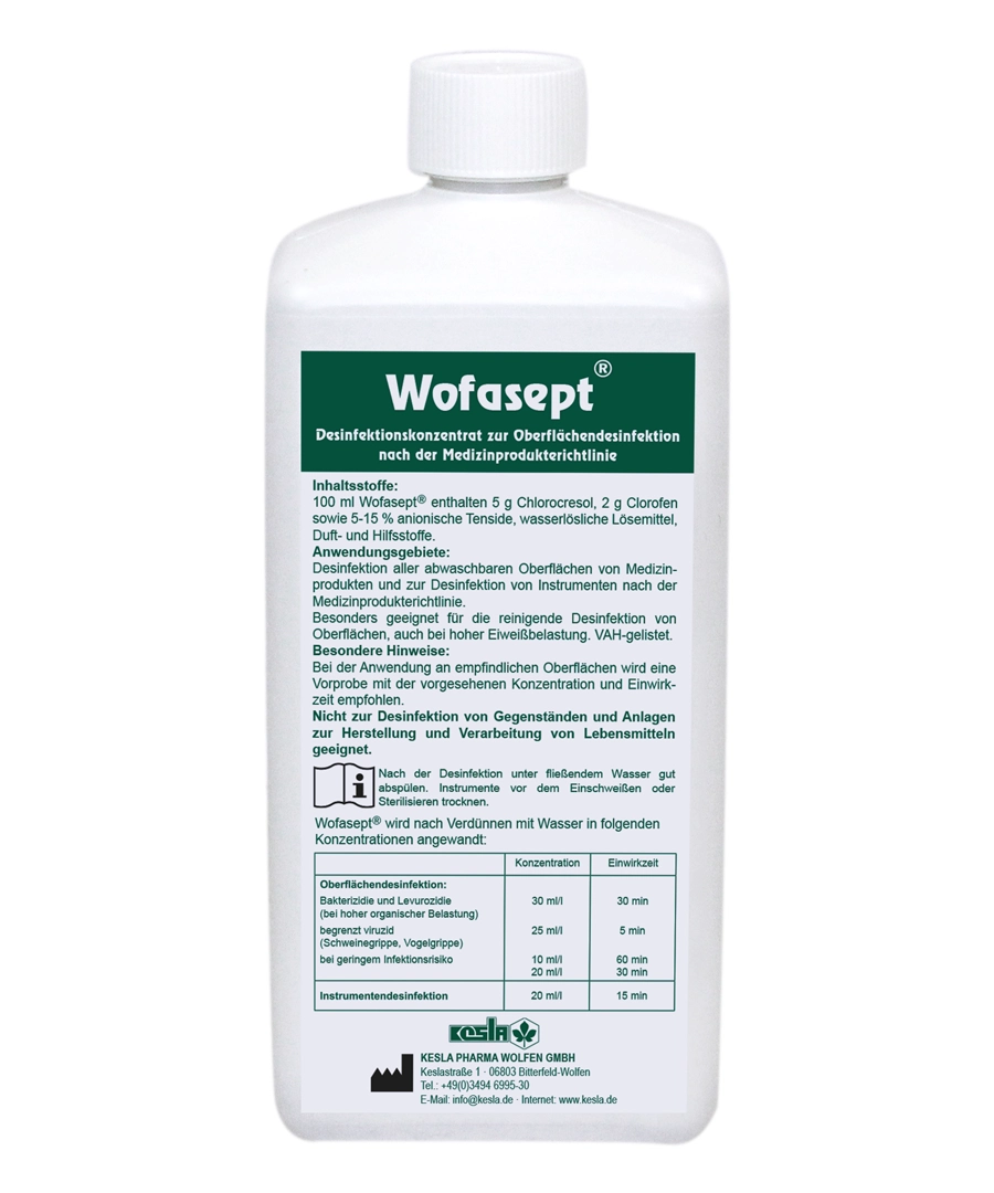 Artikelbild 1 des Artikels “Wofasept Instrumenten- und Flächendesinfektion, 1 Liter “