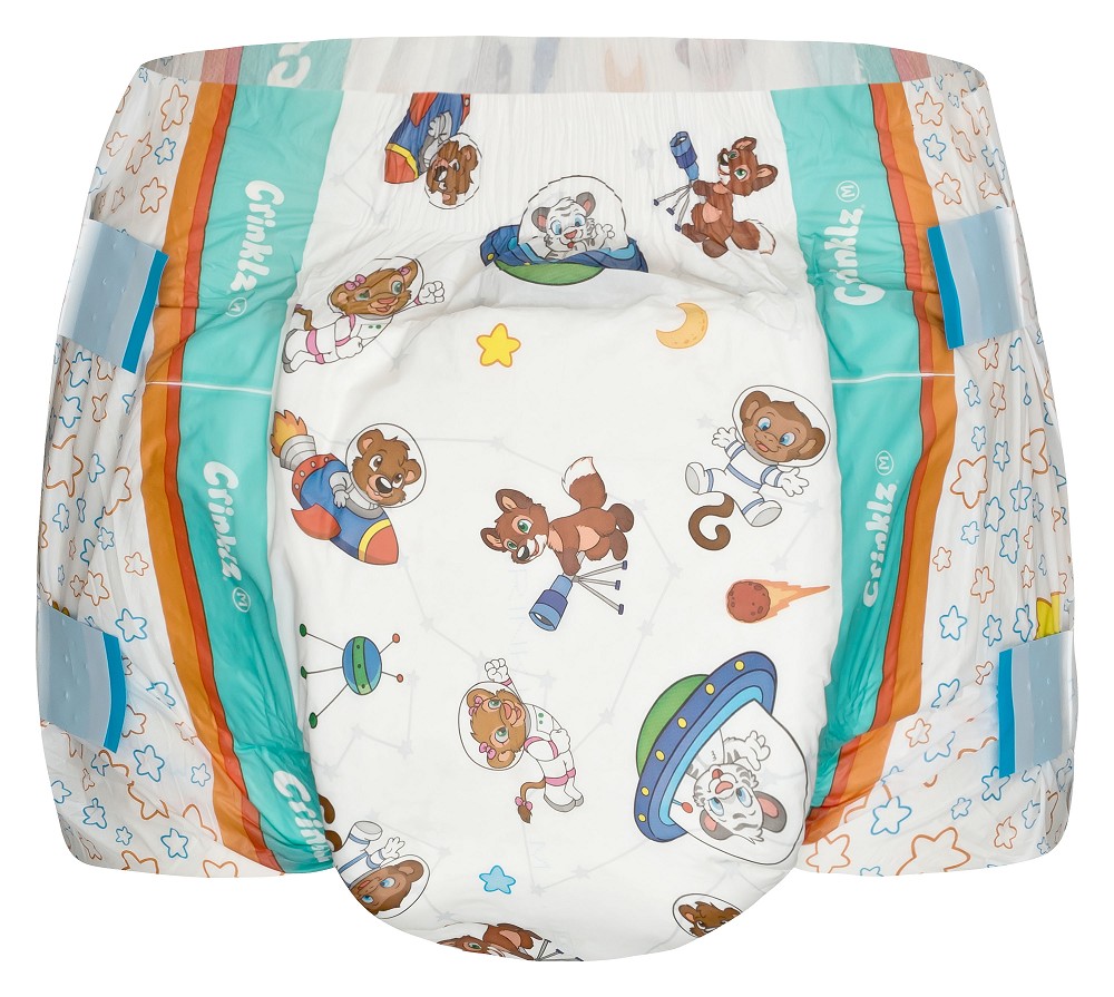 Artikelbild 2 des Artikels “Crinklz Windeln für Erwachsene, Motiv Astronaut, Gr. M “