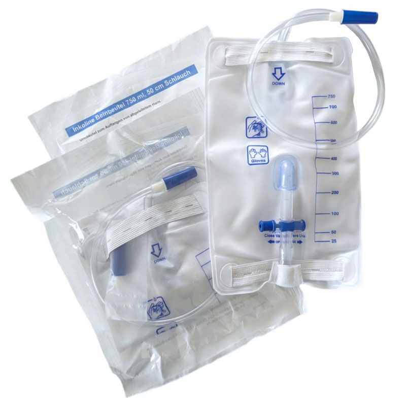 Artikelbild 2 des Artikels “Inkoline Beinbeutel 750 ml, inkl. Befestigungsbänder, Schlauch 50 cm “