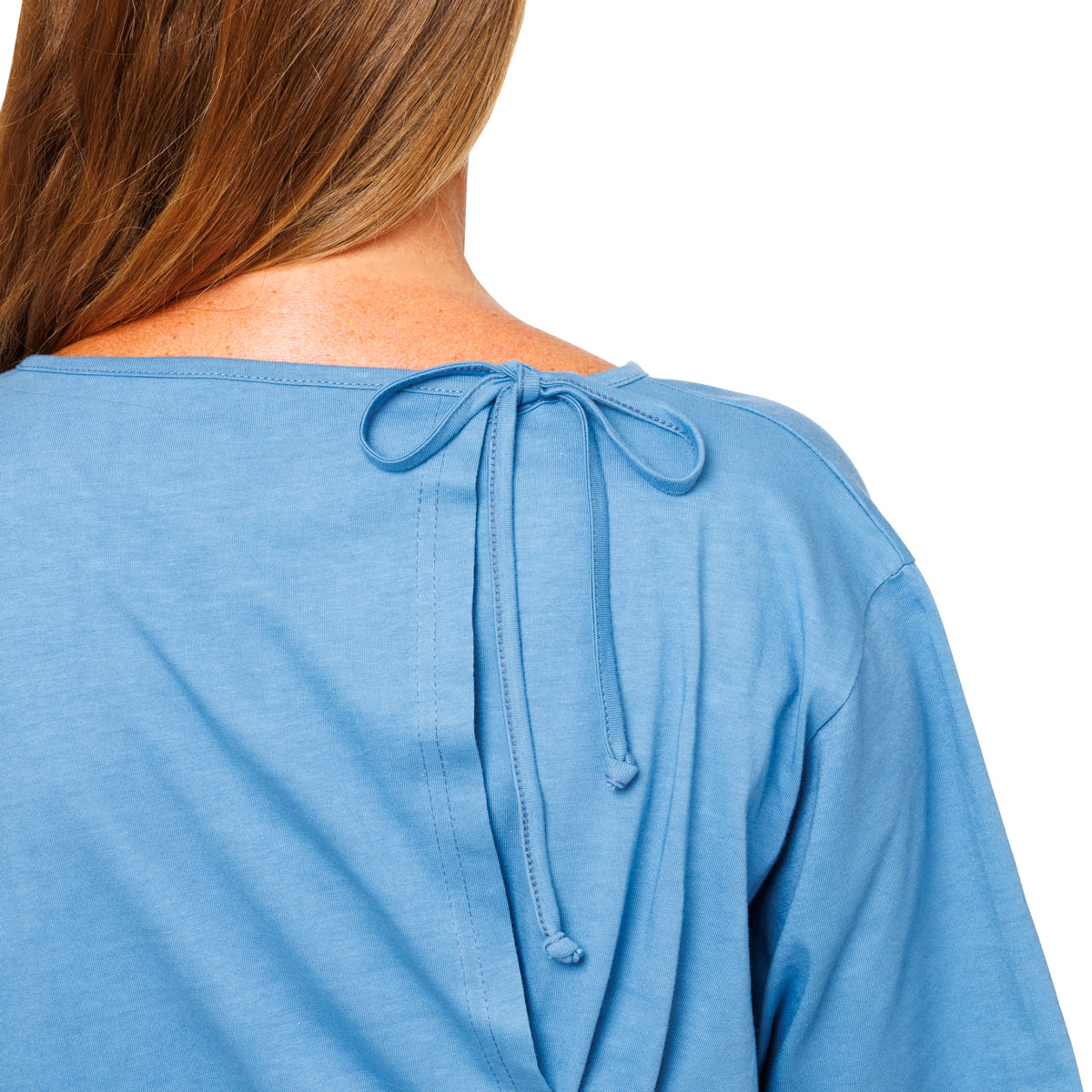 Artikelbild 2 des Artikels “Pflegeshirt suprima 4073, mit seitlicher Bindung im Nacken “