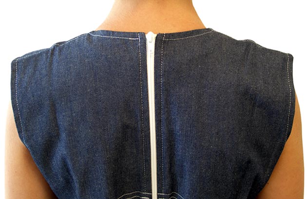 Artikelbild 3 des Artikels “Patientenoverall lang, mit Rückenreißverschluss, Jeansstoff anthrazit | XX Large (XXL)“