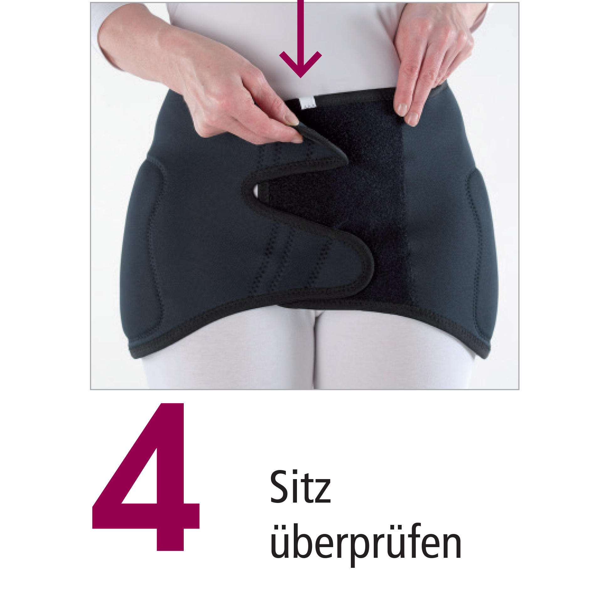 Artikelbild 5 des Artikels “Hüftschutzgürtel PHYSIOprotect suprima 1491, anthrazit XL (Hüftumfang 113 bis 121 cm)“